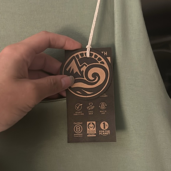 Happy Earth Comfy Light Green Dress NWT - Picture 3 of 4